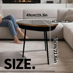 Smart Side Table with Bluetooth Speaker & Wireless Charging Modern End Table - Image 3
