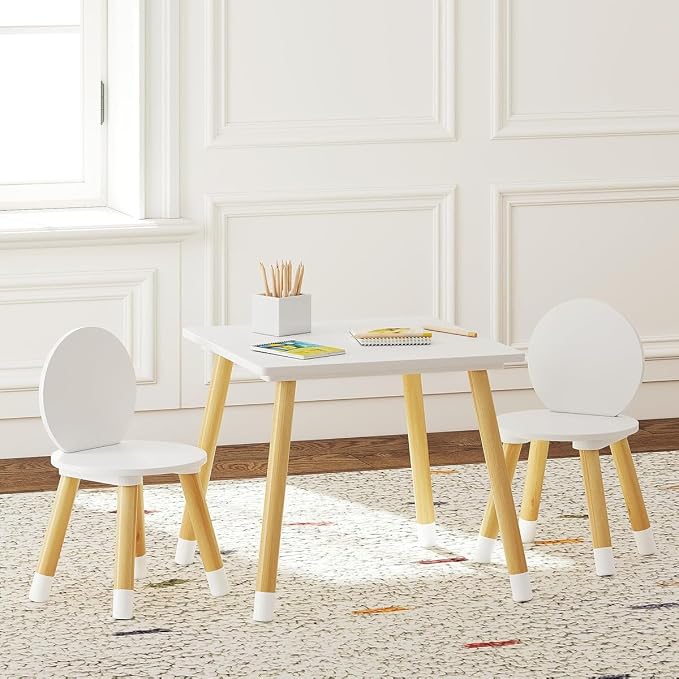 UTEX Kids Table with 2 Chairs Set - Image 2