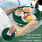 MAONAME Dark Green Decorative Tray, Plastic Trays - Image 4