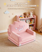 Toddler Chair and Kids Couch, 2-in-1 Fold Mini Sofa & Lounger Comfy, Reinforce - Image 7