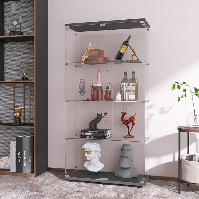 LFT HUIMEI2Y Glass Display Cabinet 4-Shelf - Image 8
