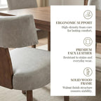 VESCASA Upholstered Dining Chairs - Image 4
