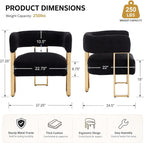 Modern Barrel Accent Chair - Image 2