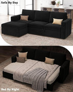 Belffin Modular Sectional Sleeper Sofa - Image 4