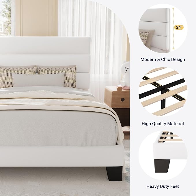Allewie Twin Size Platform Bed Frame - Image 6