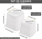 Utopia Bedding Bed Riser, 3 & 5 Inches Adjustable Furniture Risers - Image 5