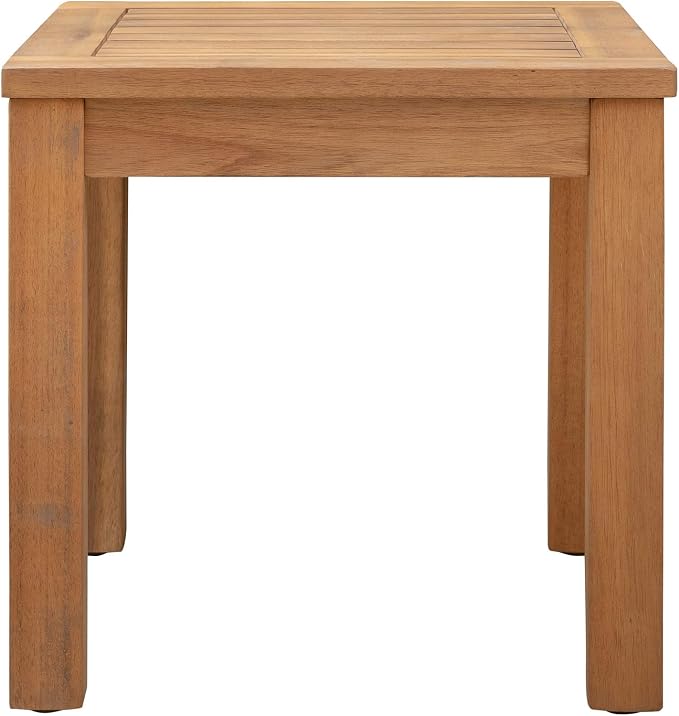 Balkene Home 63407 Lio Oslo Solid Wood Indoor/Outdoor Side Table Light Brown - Image 4