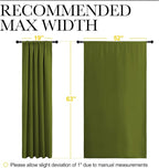 NICETOWN Blackout Draperies and Curtains, Thermal Insulated Window Decoration - Image 6