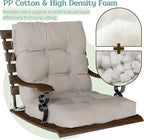 Outdoor Chair Cushions Set of 2, High Back Soft Seat Pad - Image 4
