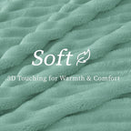 BEDELITE Ribbed Twin Blanket for Couch & Bed, Warm Yet Lightweight, Ribbed - Image 4