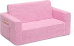 Delta Children Cozee Flip-Out Sherpa 2-in-1 Convertible Sofa to Lounger - Image 7