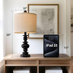 BOBOMOMO 20" Table Lamp Set of 2 - Image 4