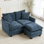 Loveseat Sofa with Ottoman by MUDANT
