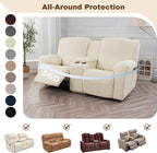 Gennia Waterproof Recliner Loveseat Cover - Image 6