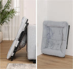 Comfy Saucer Chair for Adults, Soft Faux Fur Bedroom Chair, Accent Dorm Chairs - Image 7