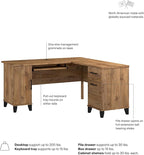 Bush Home 60-Inch L-Shaped Desk - Image 8