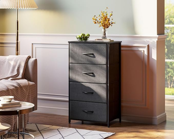 AODK Dresser for Bedroom with 4 Storage Drawers, Small Dressers Chest of - Image 2