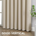 Joydeco Blackout Curtains 84 Inch Length 2 Panels Set, Thermal Insulated Black - Image 4