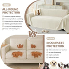 Armchair Couch Cover for Dogs 1 Cushion, Washable Recliner Covers Sofa Protector - Image 4
