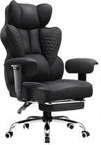 COMHOMA Big and Tall Office Chair Heavy Duty Wide Ergonomic Fabric Deluxe by ComHoma