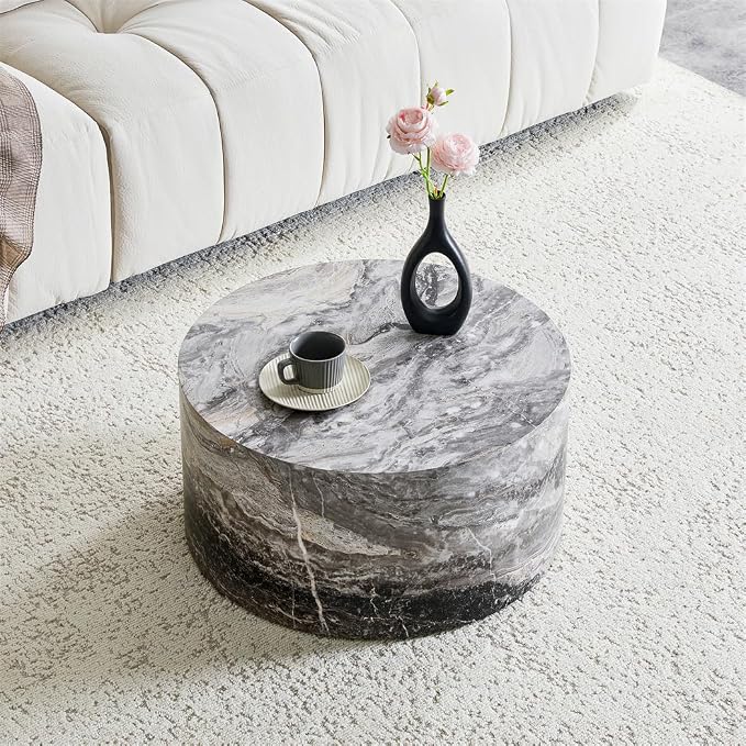 Round Coffee Table Living Room Table - Image 4