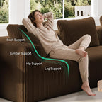 Novilla Modular Sectional Sofa, Modern Cloud Sectional Couch - Image 9
