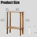 Veegle Narrow Side Table, Small End Table - Image 2