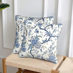 Chinoiserie Blue and White Pillow Covers 20x20 in Set of 2 - Image 7
