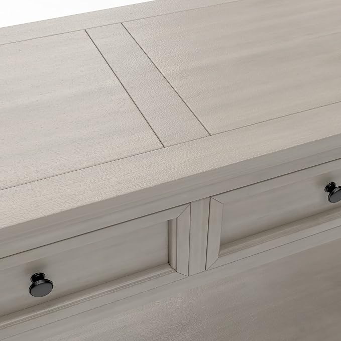 LKTART Solid Wood Console Table, Long Sofa Table Entryway Table - Image 9