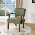 FAGAGA Corduroy Accent Chair, Mid Century Modern Armchairs - Image 4