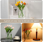 Puransen Clear Bookend Vase for Flowers - Image 6
