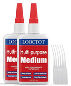 LOOCTOT 60g Medium CA Glue Premium Adhesive. All Purpose, Quick Drying Super by LOOCTOT---ProfessionalGlue