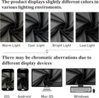 Black Sheer Curtains 45 Inch Long 2 Panels, Short Voile Drapes - Image 7