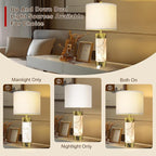 Natural Alabaster Table Lamps Set of 2, Table Lamp - Image 3