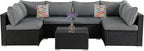 7 Pieces Patio Furniture Set - Image 8