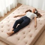 ZonLi Japanese Floor Futon Mattress Twin Size 39"x 75", 100% Cotton Cover 6'' by Zonli
