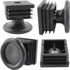 8Pcs Adjustable Leveling Feet 38 x 38mm Square Insert Kit Furniture Glide - Image 3