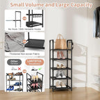 LANTEFUL Narrow Shoe Rack 5 Tier Shoe Shelf Storage - Image 6