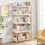 OSCHF 5-Tier Wooden Open Bookcase by OSCHF