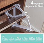 Barnyatoh Shoe Storage Cabinet, Farmhouse Shoe Organizer - Image 5