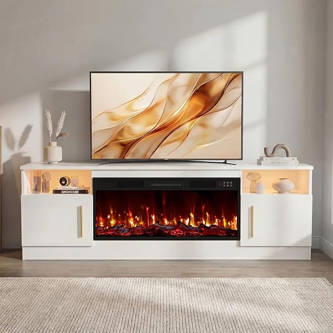 Lemberi Fireplace TV Stand - Image 9