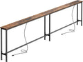SUPERJARE 102 Inch Sofa Table by SUPERJARE