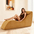 Yoga Chair Lounge for Adult, Yoga Lounge Chair，Ergonomic Chaise Lounge Chair by LEIMAOFC