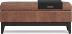 SIMPLIHOME Oregon Storage Ottoman Bench - Image 6