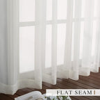 NICETOWN Beige Sheer Curtains Airy & Elegant - Image 5