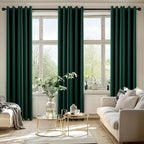 MIULEE Blackout Curtains for Bedroom 2 Panel 40 x 84 Inch Long Hunter Green | - Image 6
