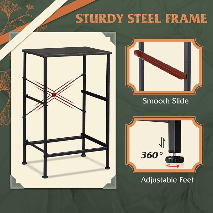 WLIVE Night Stand, Small Dresser - Image 6