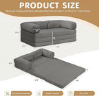 JUIKURY Folding Sofa Bed, Convertible Sleeper Chair - Image 2