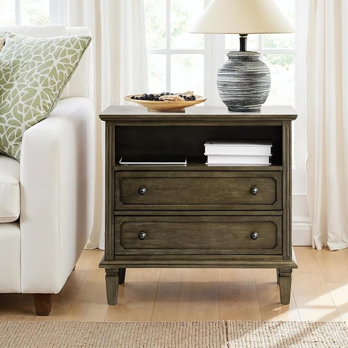 HULALA HOME Farmhouse End Table by HULALAHOME