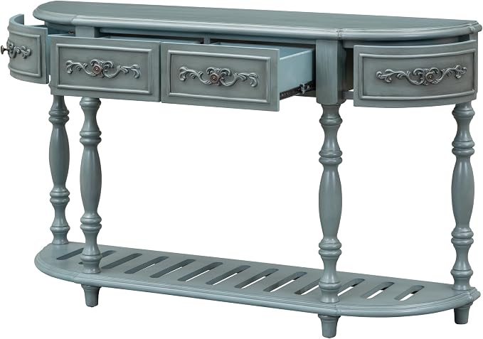 LUMISOL Half Moon Console Table - Image 4
